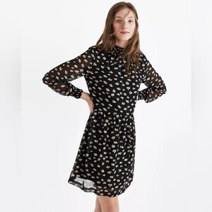 Madewell Mistlight Mockneck Dress in Seattle Floral